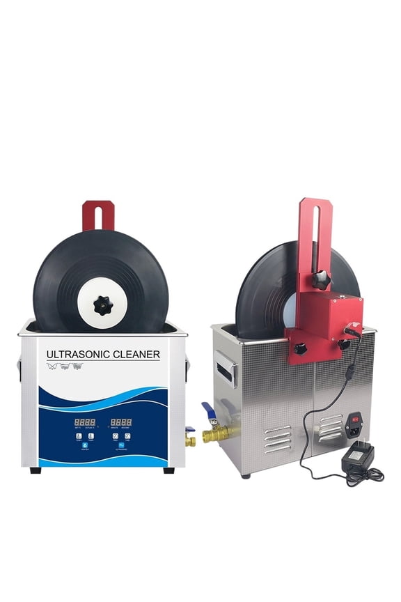 6.5L 180W Vinyl Record Ultrasonic Cleaner Five Colors Aluminum Alloy Bracket Can Lifting For Lp Album EP Discs Cleaning ,Strong Cleaning