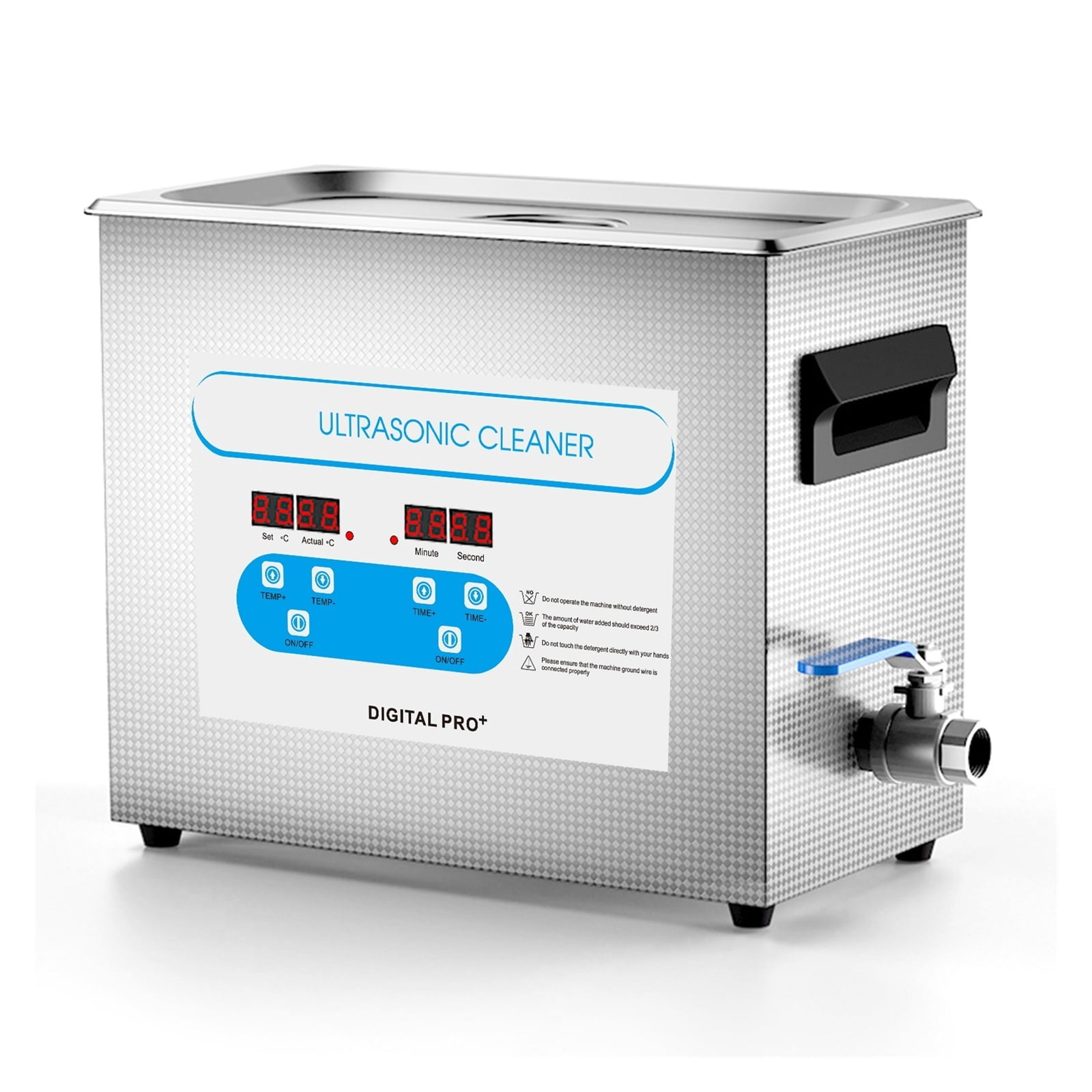 6.5L Ultrasonic Cleaner Heated Ultra Cleaner With Timer 40kH Ultrasonic Cleaning Machine for Carburetor Engine Parts
