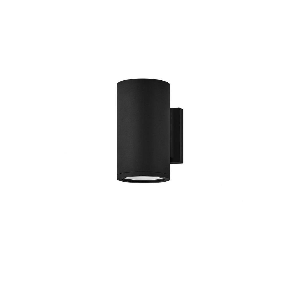 6.5W 1 Led Small Outdoor Down Light Wall Lantern in Modern Style 4.5 inches Wide By 8 inches High-Black Finish Bailey Street Home 81-Bel-4442359