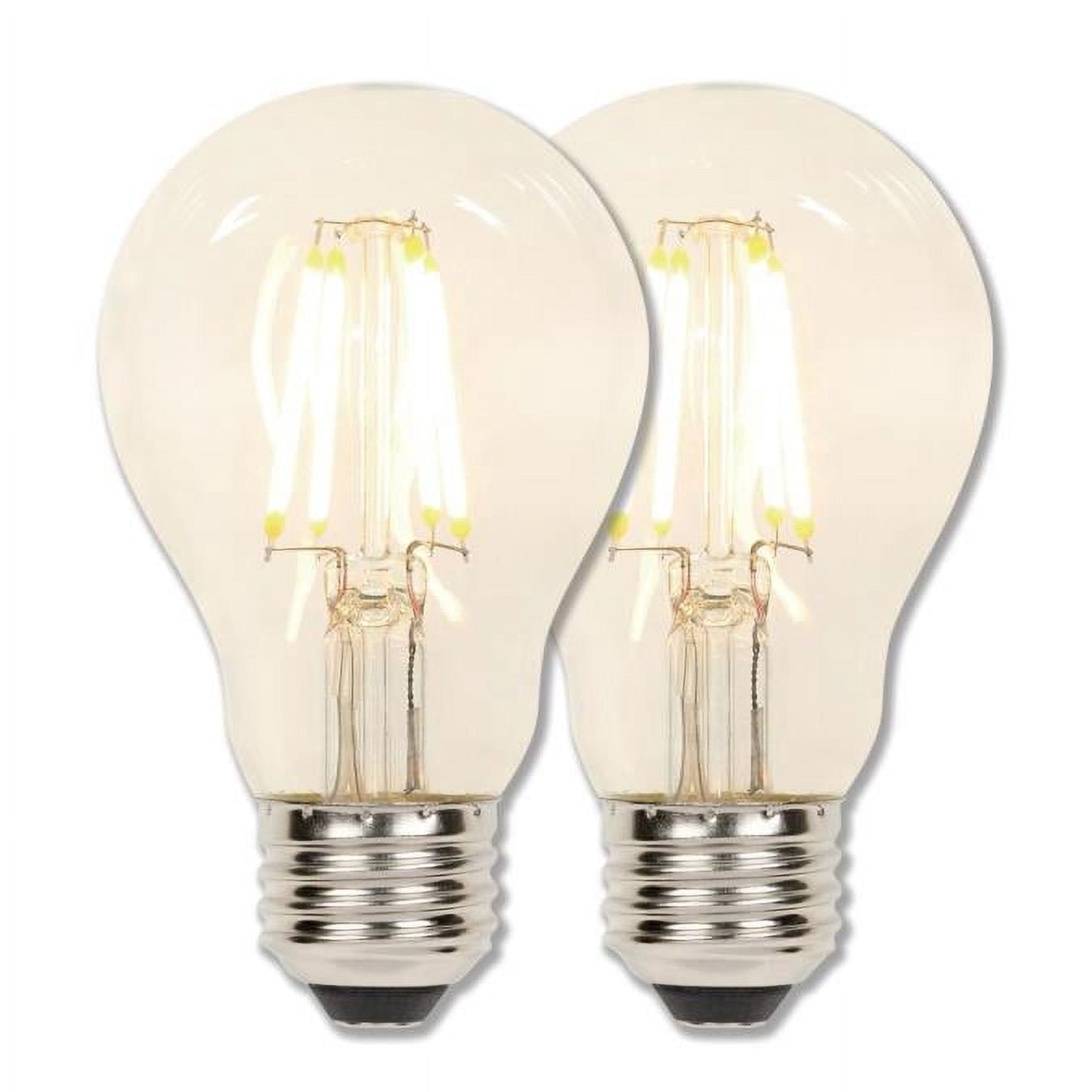 6.5W A19 Filament LED Dimmable 2700K E26 (Medium) Base, 120 Volt, Box ...