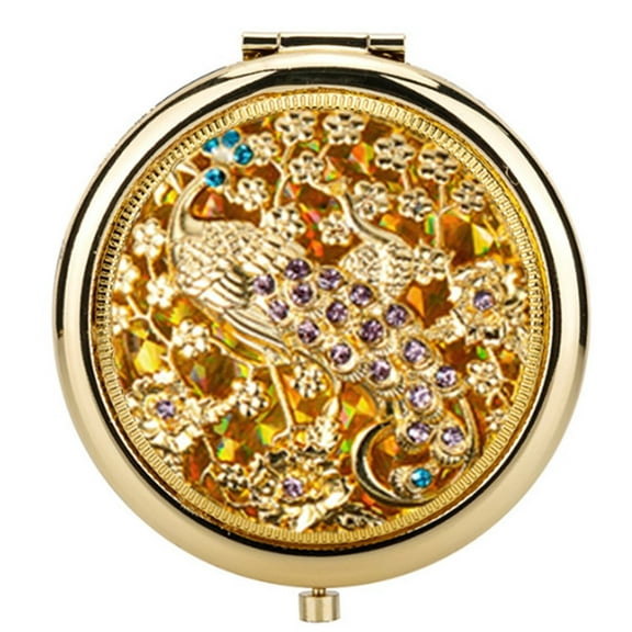 6” 5X Magnifying Mirror, Compact Suction Cup Makeup Mirror with 5X Magnification for Bathroom, Shower, Beauty & Skin Care, Brow Threading & Tweezing