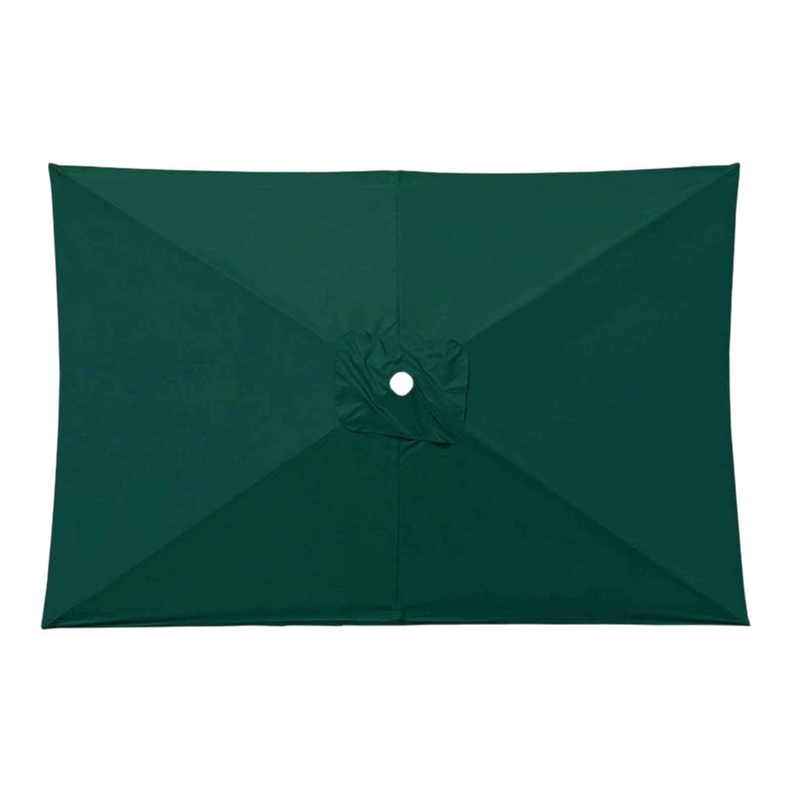 6.5X10 Ft Cantilever Patio Umbrella Outdoor With Base- Large Offset Heavy-Duty Aluminum Umbrella With 360° Rotation, 6 Tilts, Windproof, 6-Year Fade Resistance For Pool Deck, Square, Green
