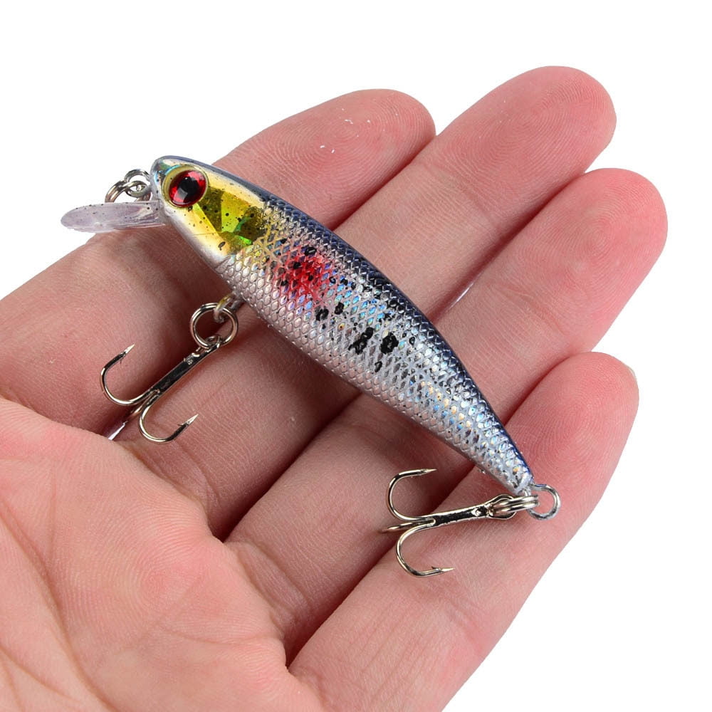 Mini Lures 6.5cm 4g Floating Minnow Lure - Micro Hard Bait for Long Casting ...