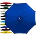 thumbnail image 1 of 6.5ft  9ft 10ft Outdoor Patio Umbrella Replacement Canopy, 6 Ribs 8 Ribs Umbrella Canopy Cover Replacement Fabric, Parasol Top Cover Replacement UV Protective Fabric, Canopy Only, 1 of 8