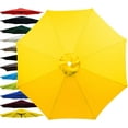 thumbnail image 1 of XXY 9ft 8 Rib Dark Green Patio Umbrella Canopy UV Resistant, 1 of 8
