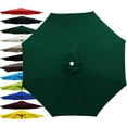 thumbnail image 1 of 6.5ft  9ft 10ft Outdoor Patio Umbrella Replacement Canopy, 6 Ribs 8 Ribs Umbrella Canopy Cover Replacement Fabric, Parasol Top Cover Replacement UV Protective Fabric, Canopy Only, 1 of 19