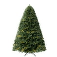 thumbnail image 1 of 6.5ft Christmas Tree with Lights, Prelit with Foot Pedal, 1197 Branch Tips, 450 Warm Lights and Metal Stand, Aritificial Christmas Tree by Homestock, 1 of 8