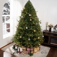thumbnail image 1 of Kinsley Prelit Artificial Christmas Tree, Realistic Traditional Christmas Tree with Lights by Naomi Home-Color:Green,Height:6.5ft, 1 of 9