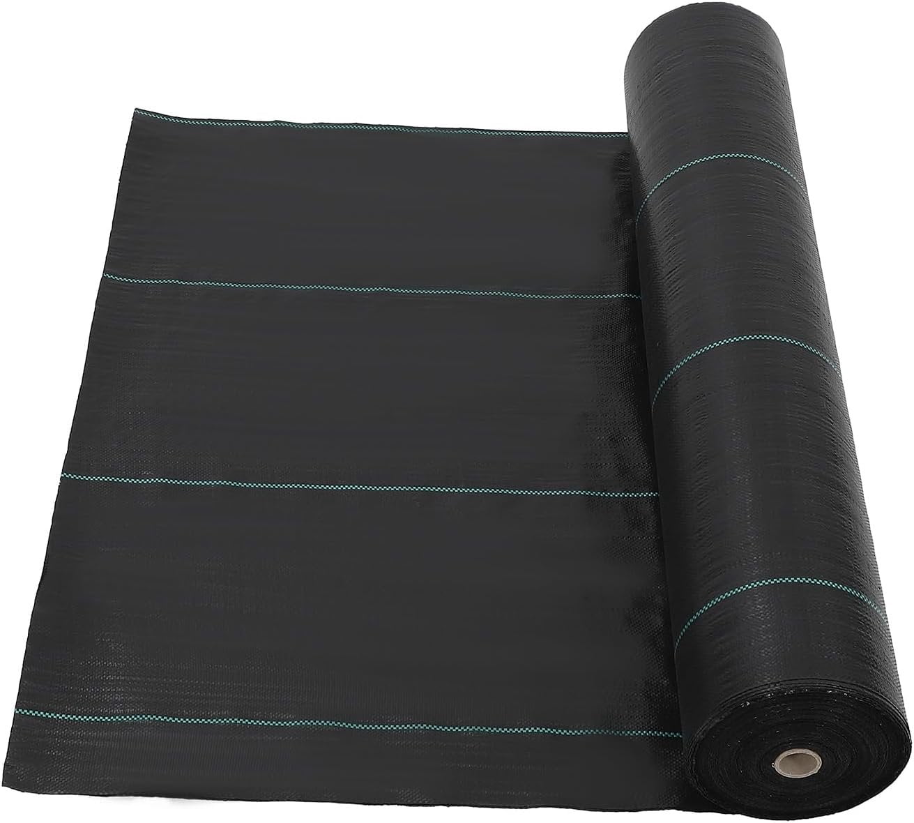 6.5ft x 300ft  3oz Pro Garden Weed Barrier Landscape Fabric, Durable & Heavy-Duty Weed Block Gardening Mat, Easy Setup &  Weed Control,  & Convenient Design