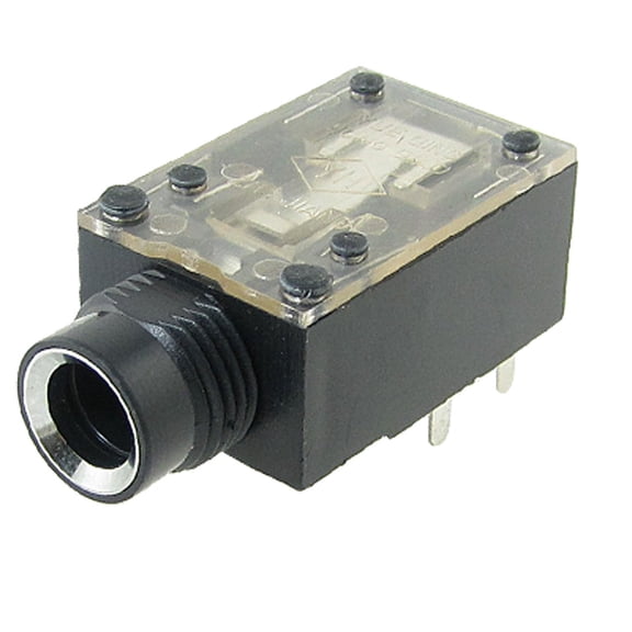 6.5mm 1/4" Stereo Jack PCB Panel Mount Connector Cable Plug 9 Pin