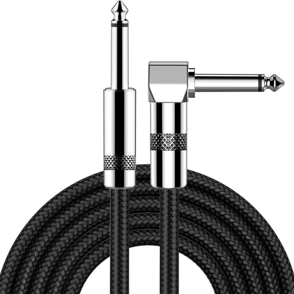 6.5mm/6.35mm TRS Stereo Audio Cable for Guitar, Keyboard, Speaker, Amplifier, and Studio Monitor - High-Fidelity Balanced Connection, 1m-10m Lengths
