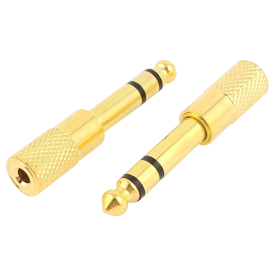 Yellow Cable AD06 Adaptateur jack male 3.5 mm stéréo jack fem. 6.35 mm -  lot de 2