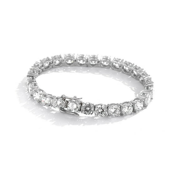 6.5mm Moissanite Tennis Bracelet 1ct D Color VVS1 Women Diamond Bracelet S925 Sterling Silver Moissanite Bracelets for Women with Certificate 6-9 Inches