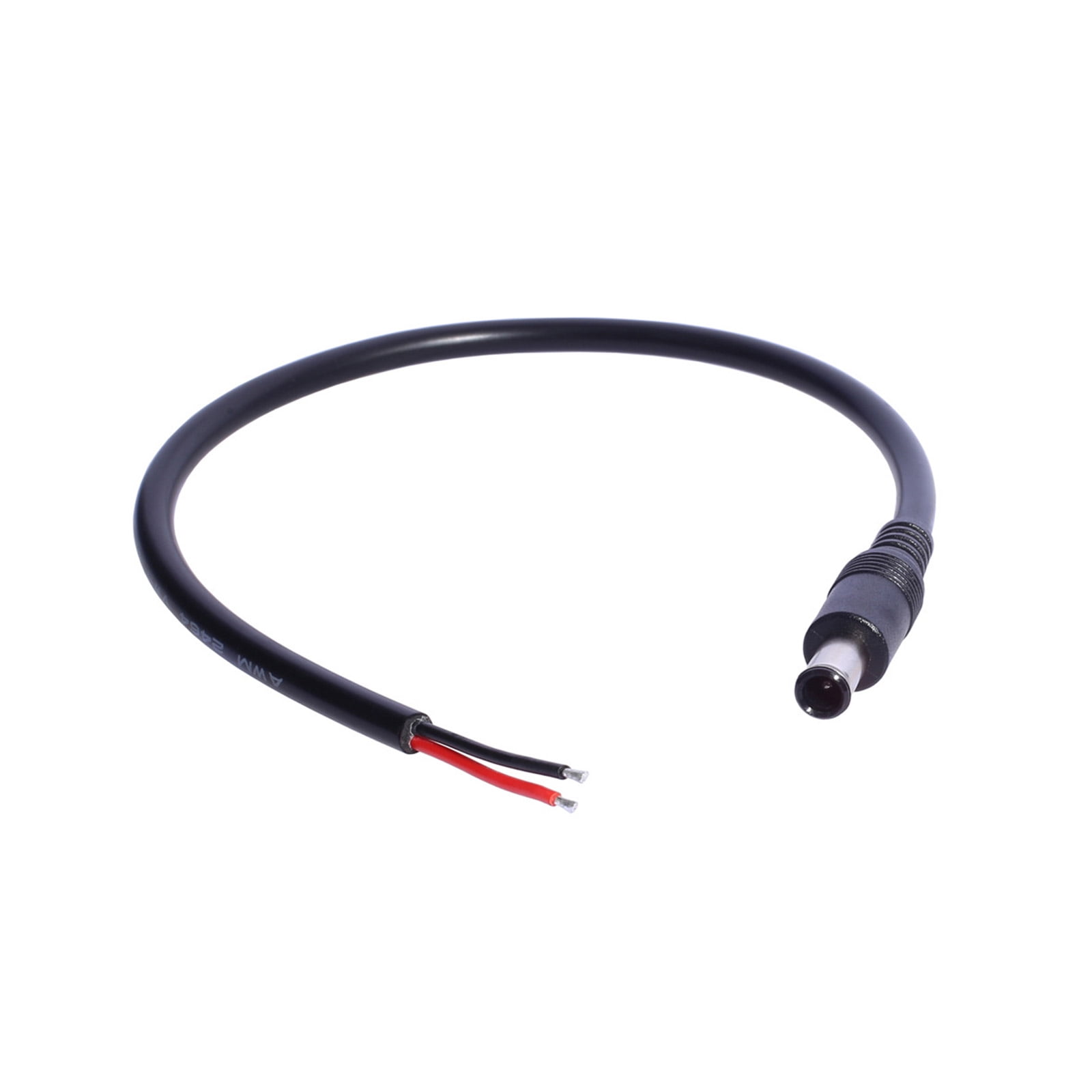6.5mmx4.4mm Male Plug to Bare Wire Open End Power Wire Supply Repair ...