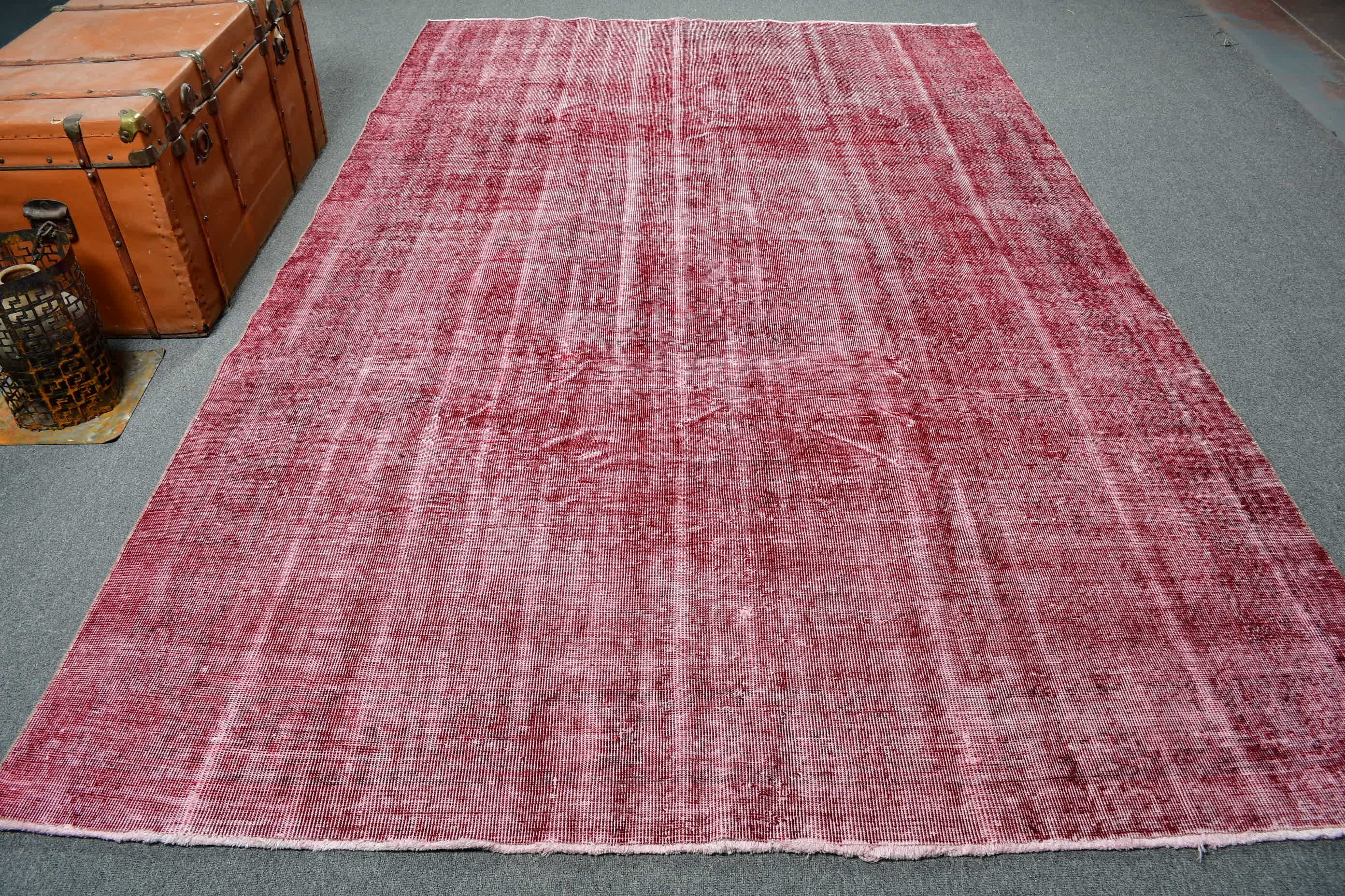 6.5x10.1 ft Large Rug, Turkish Rug, Vintage Rug, Overdyed Antique Rug ...