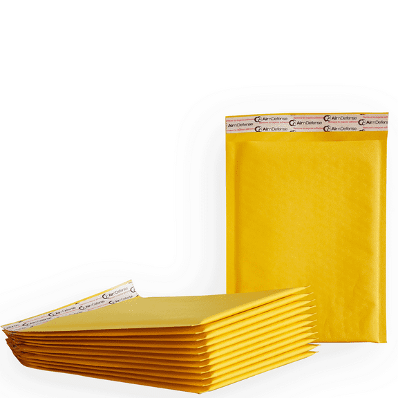 1000 Count #0 6.5x10 Kraft Bubble Mailers Protective Padded Envelopes Bulk Shipping Use