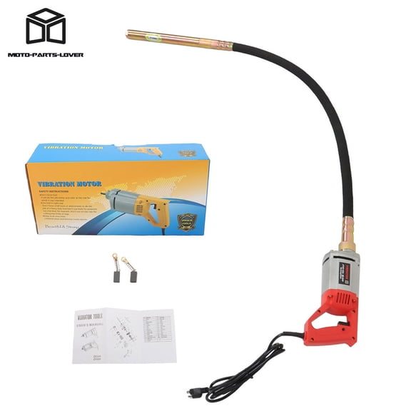 6.6 Feet Long Shaft Hand Held Concrete Vibrabrater Cement Concrete Tool 1300W