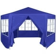 thumbnail image 1 of 6.6 x 6.6 ft. Marquee with 6 Side Walls, Blue, 1 of 1
