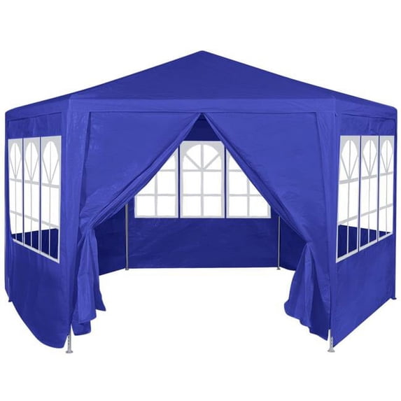 6.6 x 6.6 ft. Marquee with 6 Side Walls, Blue