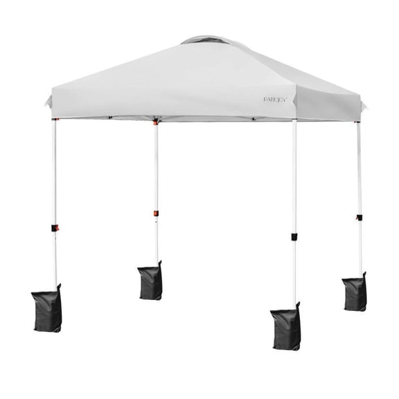 6.6 x 6.6 ft Outdoor Canopy Tent with Bag - Adjustable Height, Waterproof, Steel Frame - for Parties, Markets, Events