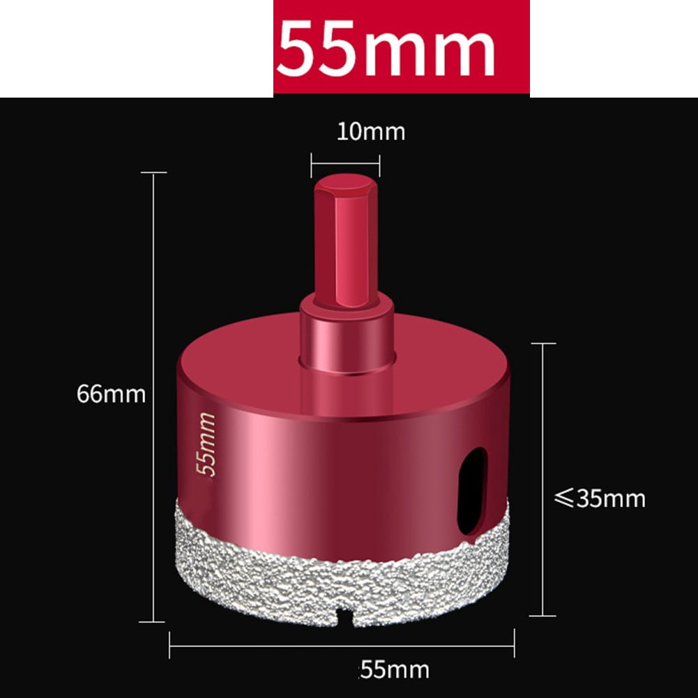 6-65mm Dry/Wet Drill Bit Opener for Marble Granite Glass Tile Concrete 55mm
