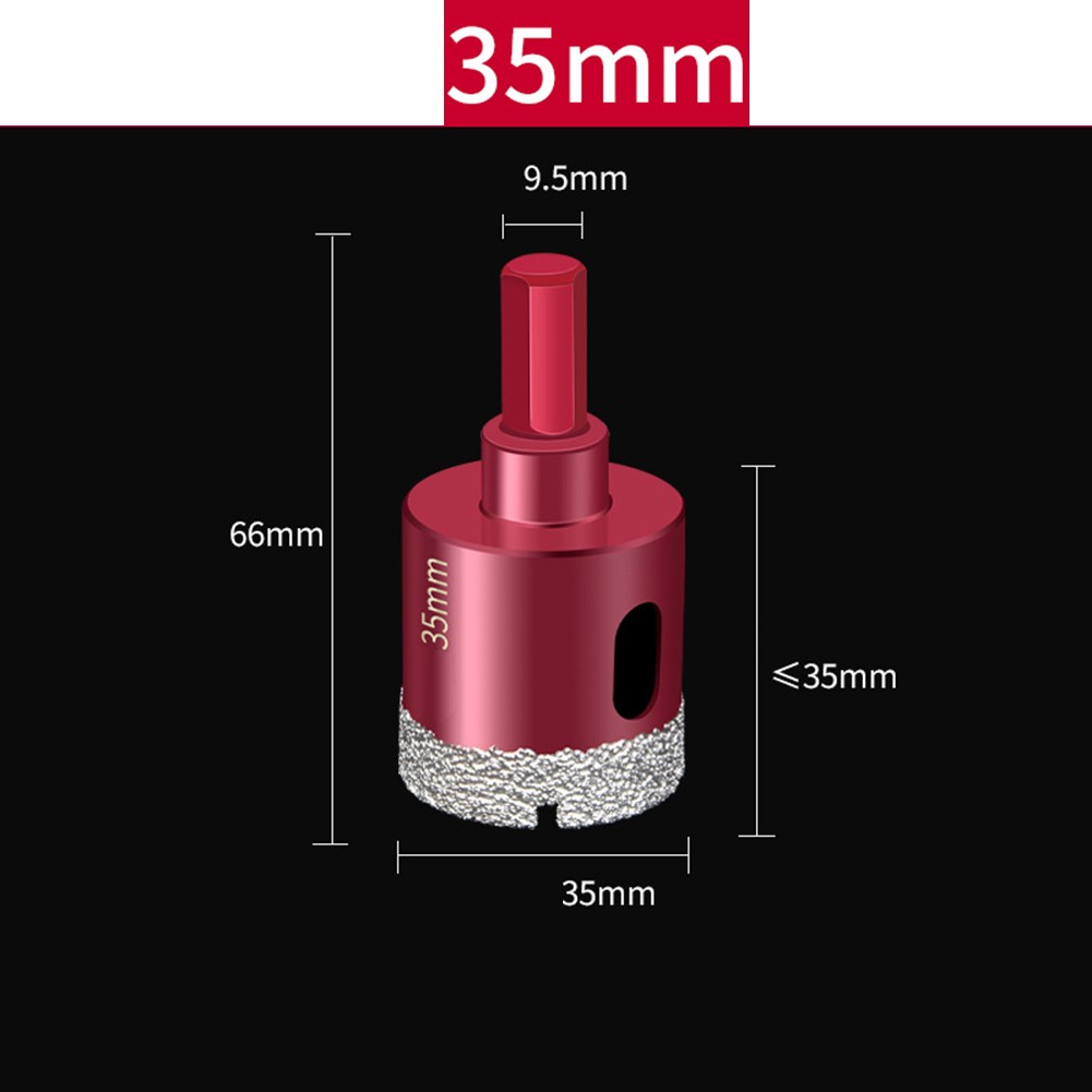 6-65mm dry/wet drill Bit Opener For Marble Granite Glass Tile Concrete