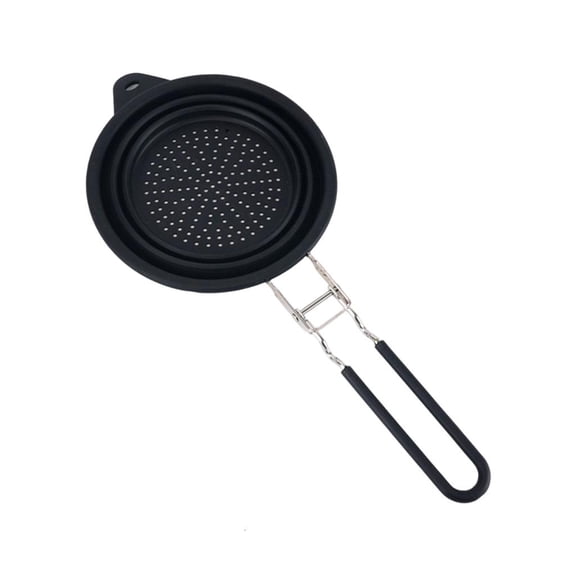 hejhncii Silicone Strainer Colanders,Space Savers Collapsibles Colanders with Handle