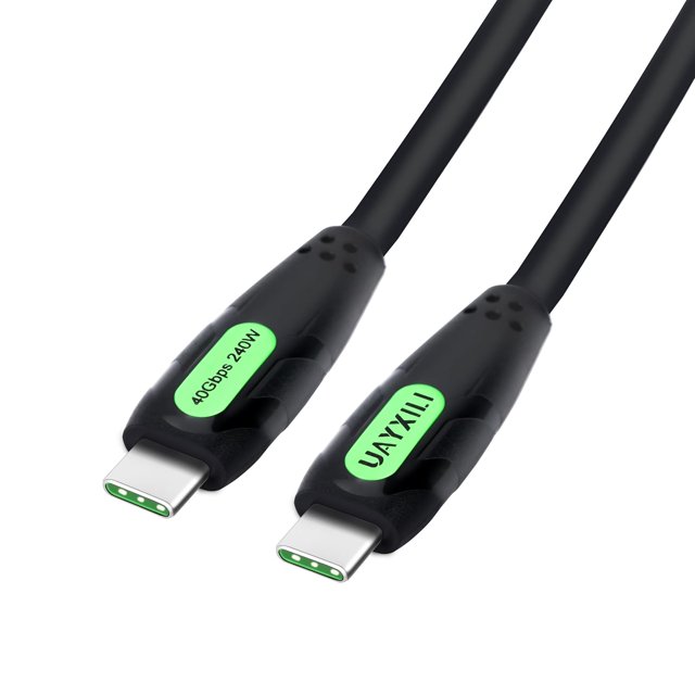 6.6FT/2M USB 4 Cable Compatible with Thunderbolt 4/3 Cable,240W Fast