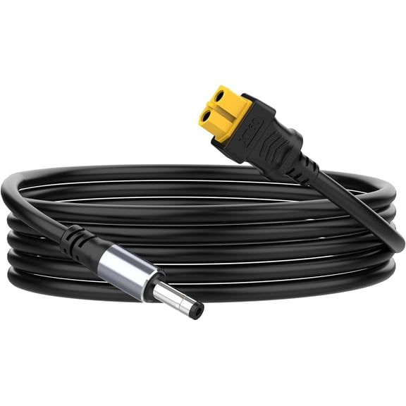 6.6FT DC5521 Male to XT60 Female Power Cord DC Connector to XT60 Adapter 5.5x2.1mm for Drones, FPV , Power, Portable Stations, Electric Solar Panels etc. (2M)