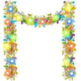 thumbnail image 1 of 6.6FT Easter Tinsel Garland with LED Lights, Prelit Easter Egg Metallic Twist Tinsel Garland, Lighted Colorful Foil Hanging Garland, for Tree Stairs Mantle Decoration Party Supply, 1 of 7