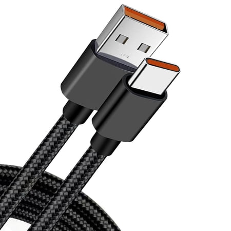 for 6.6FT USB-C Fast Charger Cable for Razer Viper V3 Pro/V2 Pro, DeathAdder V3 Pro, Basilisk V2/V3 Pro, Naga V2 Pro, Cobra Pro Wireless Gaming Mouse, Durable Nylon Braided