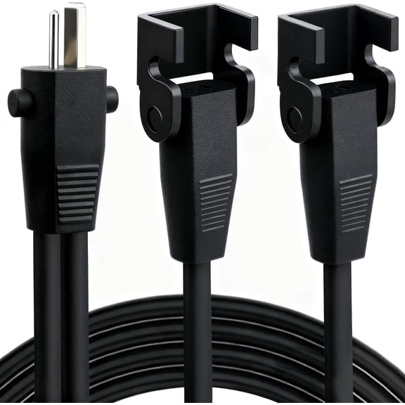 6.6Feet Power Splitter Cord for Lift Chair or Power Recliner, Recliner Power Cord Replacement, 2 Motors to 1 Power Supply for Okin Limoss Lazboy Pride Catnapper etc