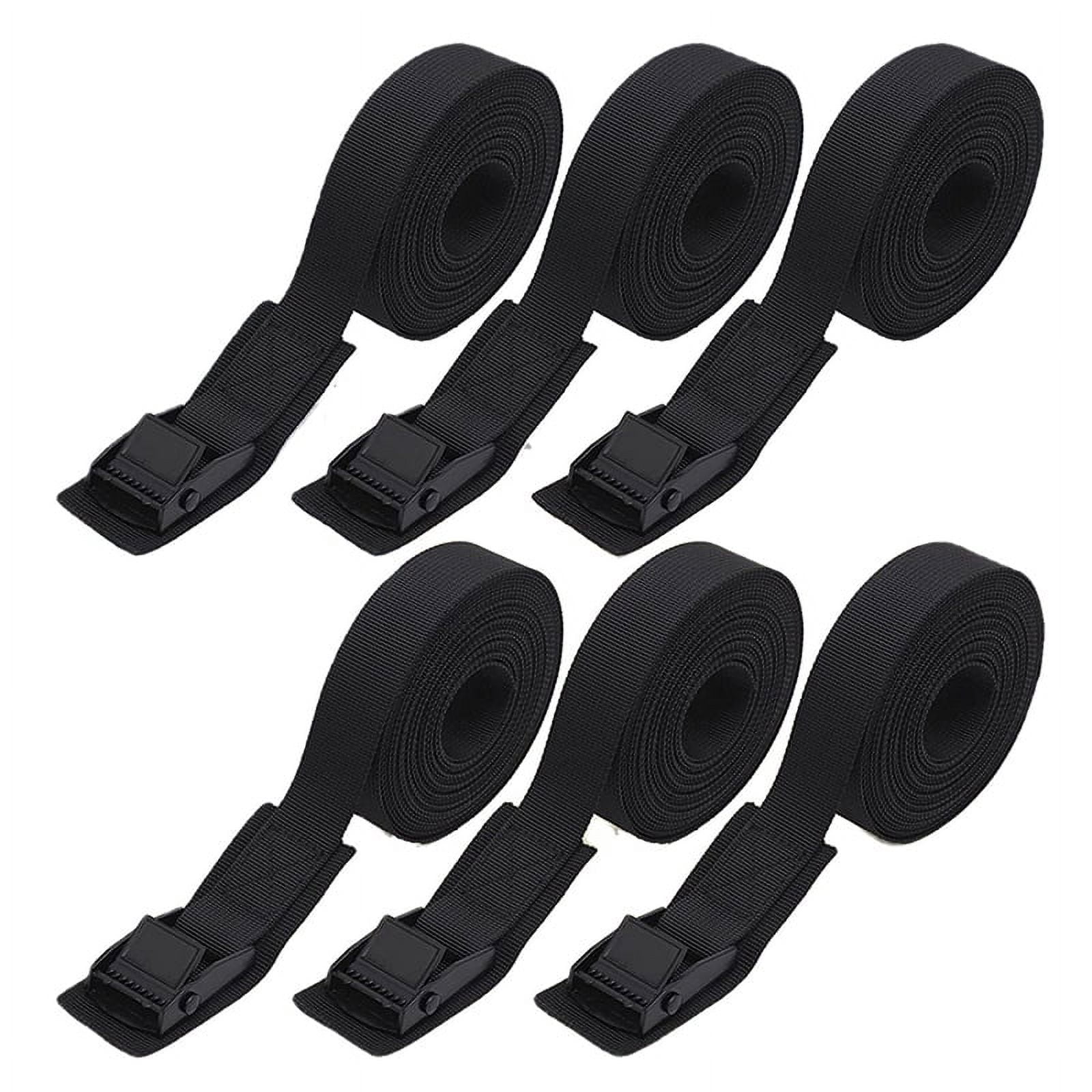 6.6Ft Lashing Straps with Adjustable Cam Buckles Tie Down Cinch Straps