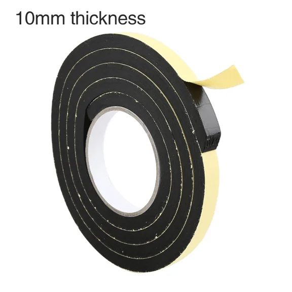 6.6Ft X 3/5 Inch Foam Seal Tape Car Door Window Sealing Strip Weather Stripping