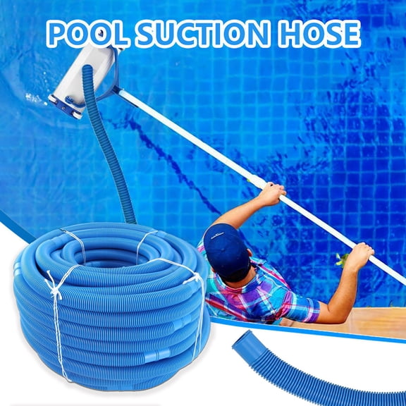 6.6M 32mm Swimming Pool Vacuum Cleaner Suction Hose, Flexible Replacement Pipe for Inground Above Ground Pool, Durable Pool Vacuum Hose for Pool Cleaning Accessories