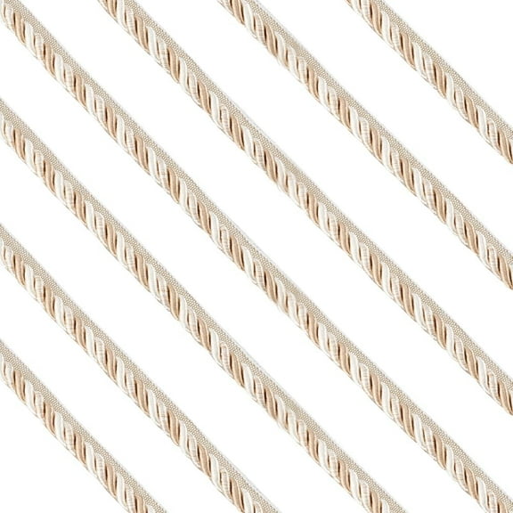 6.6Yard Twisted Lip Cord Trim 21mm Wide Twisted Cord Trim Ribbon Dark Khaki Twist Lip Ribbon Rope Polyester Twisted Trim Cord Rope for DIY Handmade Carfts Home Curtain Sofa Decor Brown DIY