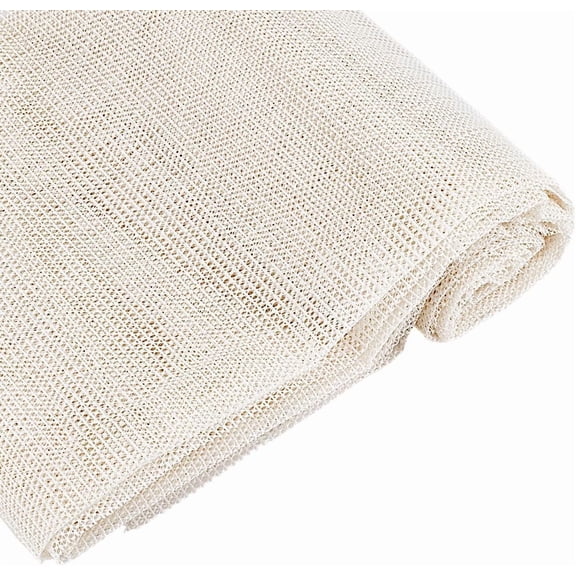 6.6x6.6 Feet Under Carpet Rug Mats White Non-Slip PVC Rug Pad 0.5mm Thick Rug Pad Gripper Grips Keep Area Rugs Slip and Skid Resistant Pads for Mat Cushion and Hardwood Surface Floor