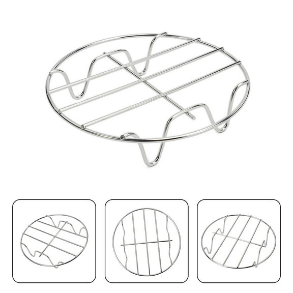 6/7/8/9 Inch Air Fryer Accessory Single-Layer Grill Rack Grid Bakings Tray Racks 6 Inches YIWEI