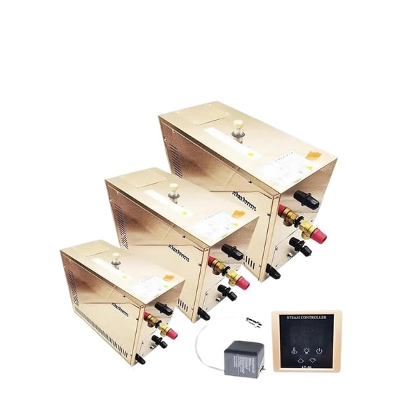 6/7/8/9KW Automatic Stainless Steel Steam Generator Descaling Sauna Room Steam Bath Machine For Spa Room Digital Controller
