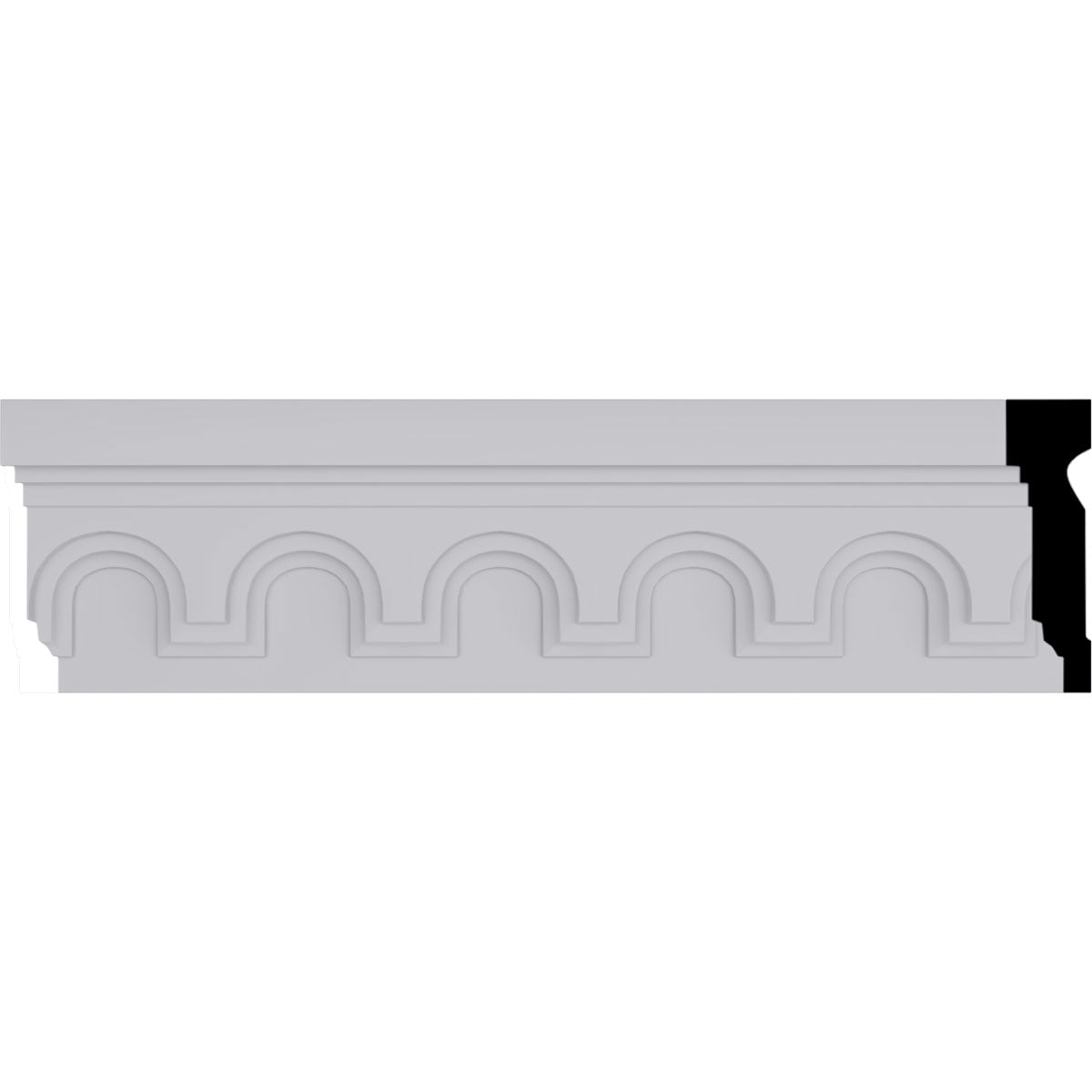 Primed Polyurethane Heaton Frieze Crown Moulding