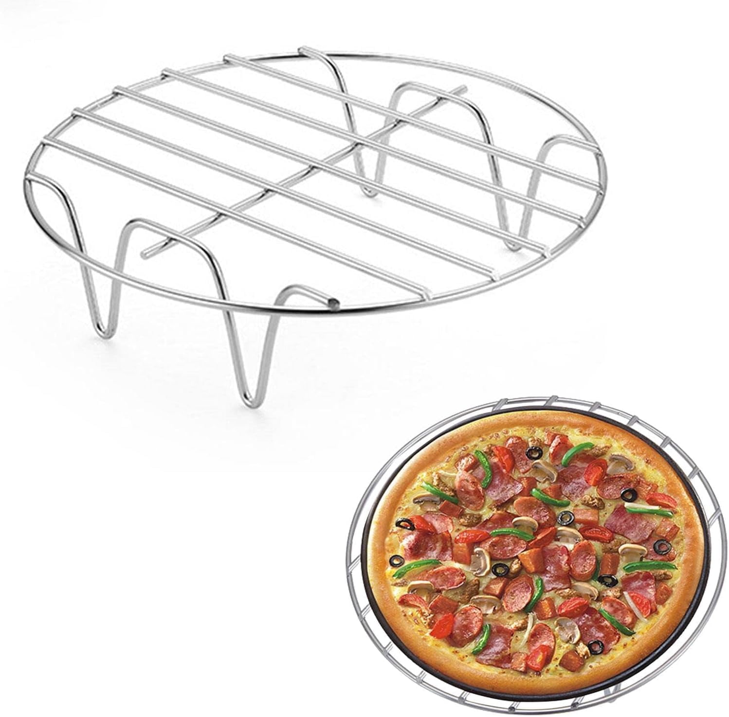 6/7/8 Inch Cooking Rack Round Stainless Steel Baking And Cooling ...