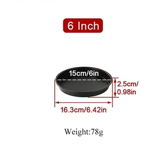 6/7/8 Inch Round Cake Mold Non Stick Baking Pan Tray Molds Air Fryer Basket with Handles Bakeware Kitchen Pizza Oven Baking Pans