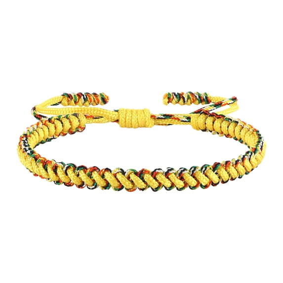 6.7-9.8 Inch Adjustable String Bracelet Woven Rope Knot Bracelets - Bracelets for Women Men, Adjustable String Knot - For Daily Unisex Wear & Casual Gift Giving