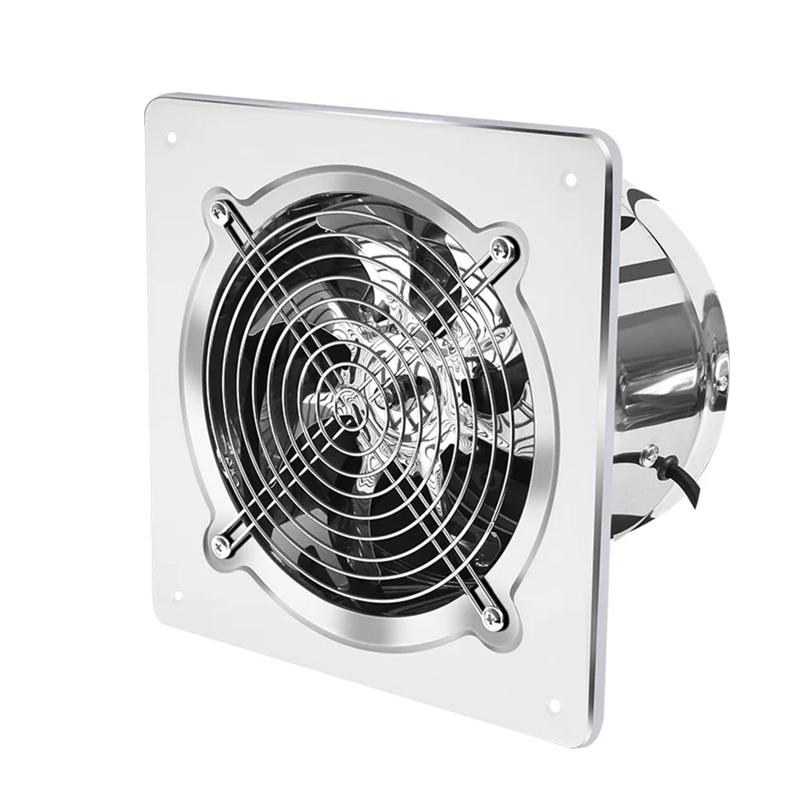6''7'' Booster Fan Extractor Exhaust Fan Ventilation Pipe Fan For Bathroom Toilet Kitchen Wall Window Stainless Steel Fan ,Energy-Efficient