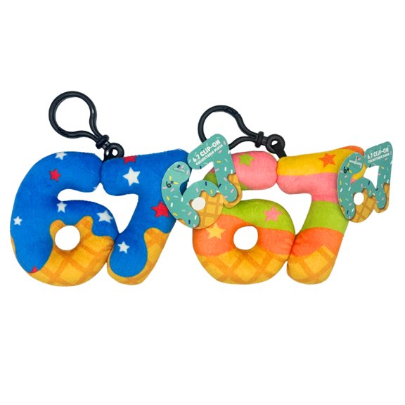 6-7 Clip-On Plush 2 Pack - Starry Treat Pack