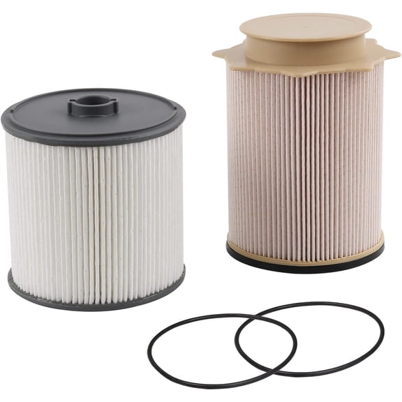 6.7 Cummins Fuel Filter Water Separator Set for Ram 2500 3500 4500 5500 Diesel Turbo Engines 2019 2020 2021 2022, Replace 68157291AA 68436631AA