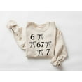 thumbnail image 1 of 6 7 Design Tee, Number 67 Saying Shirt,Six Seven Sweatshirt, 67 Coquette Shirt, Viral Trend Graphic Tee, 67 Hand Gift SWEATSHIRT All Size S-5XL, 1 of 5