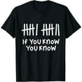 thumbnail image 1 of 6 7 Funny If You Know You Know Tally Marks Six Seven Meme T-Shirt Shirts, 1 of 3