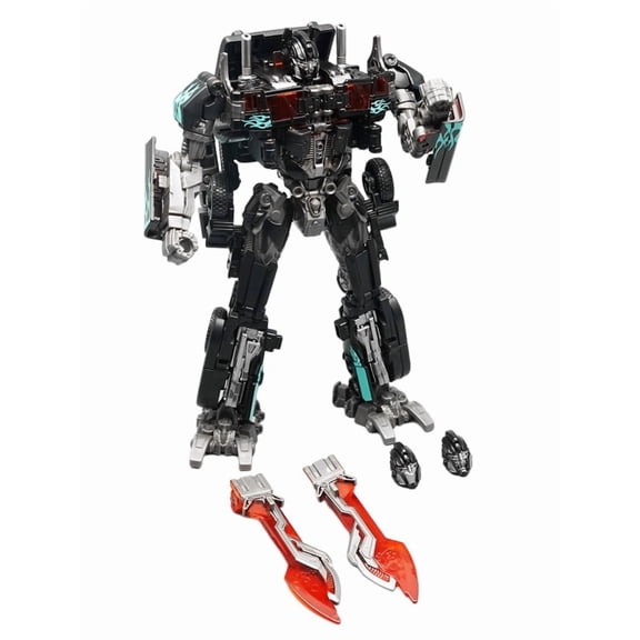 6.7-Inch Car Deformation Robot Toys-Optimus Prime OP Flying Wing Column Action Figure (TW-1022,Black B+Accessory Kit)