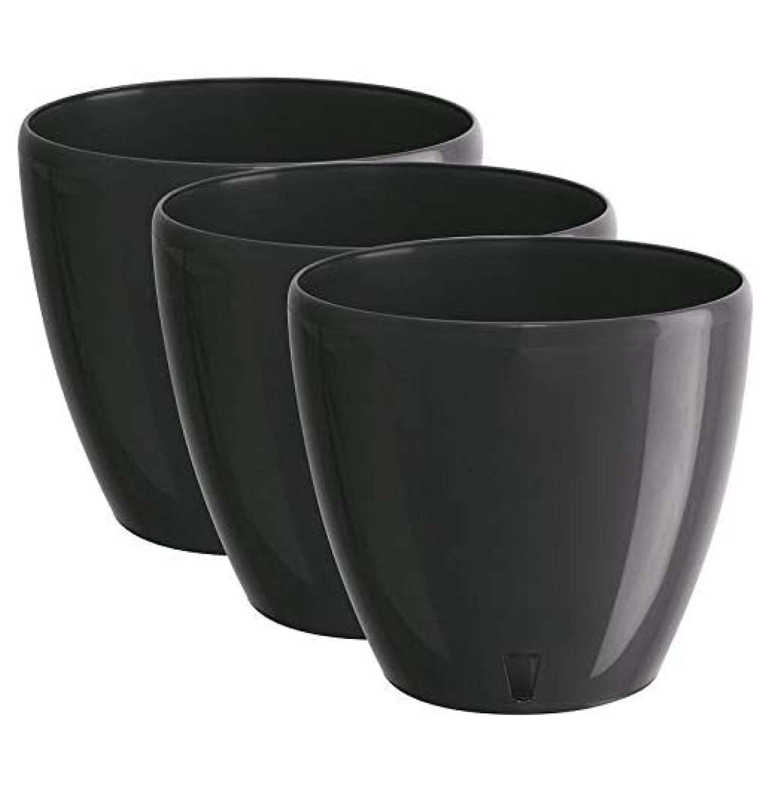 Self-watering flowerpot Garden ID Anthracite main image 1